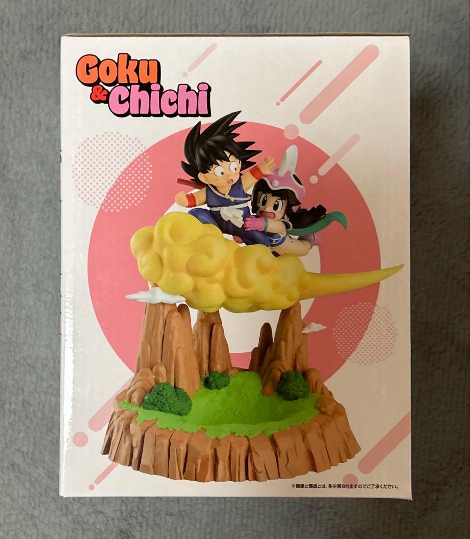 一番くじ ドラゴンボール ラストワン賞 孫悟空＆チチ 小物入れフィギュア
