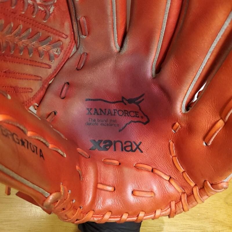 ザナックス 日本製 藤川球児型ウェブ ザナフォース 限定モデル 軟式グローブ