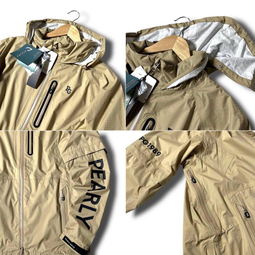 パーリーゲイツ 1（M） セットアップ ジャケット パンツ ゴルフ 撥水 防水