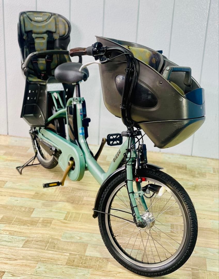 3233ブリヂストン8.9アンペア　3人乗り対応子供乗せ　電動アシスト自転車