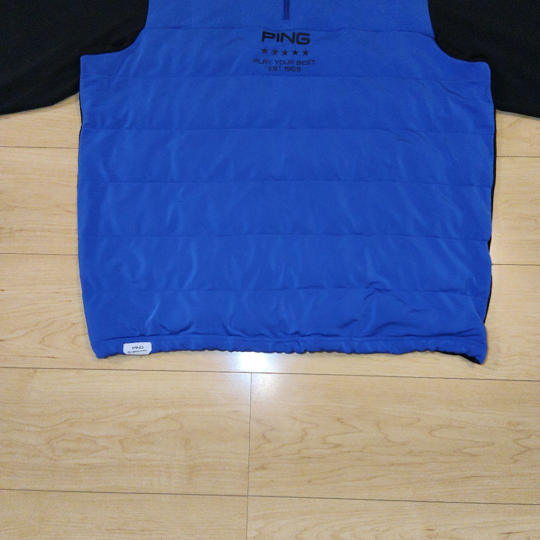 Lサイズ 美品【PING】ピン ゴルフ 中綿入 長袖ハーフジップ ジャケット