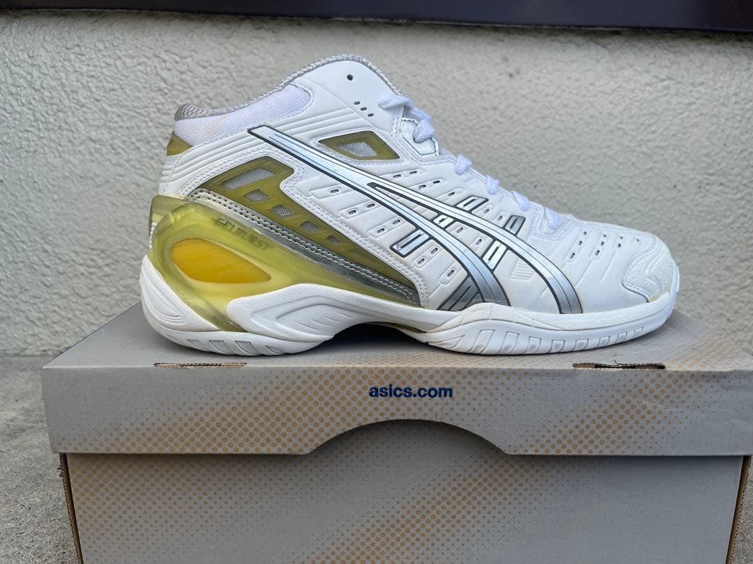 【新品未使用】 ASICS GELBURST 2 ホワイト/シルバー 30cm