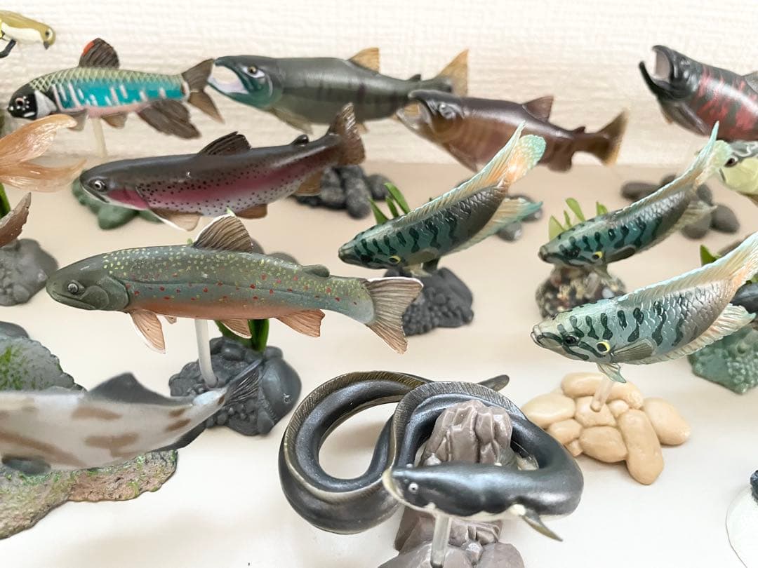 ユージン　海洋堂　原色淡水魚図鑑I 原色淡水魚図鑑II 原色観賞用魚　金魚　亀
