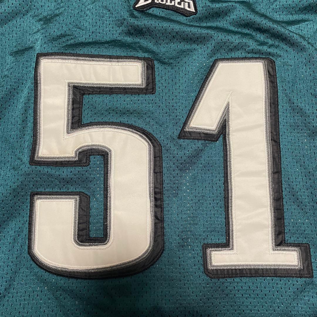美品 Reebok NFL EAGLES 51 SPIKES Jersey