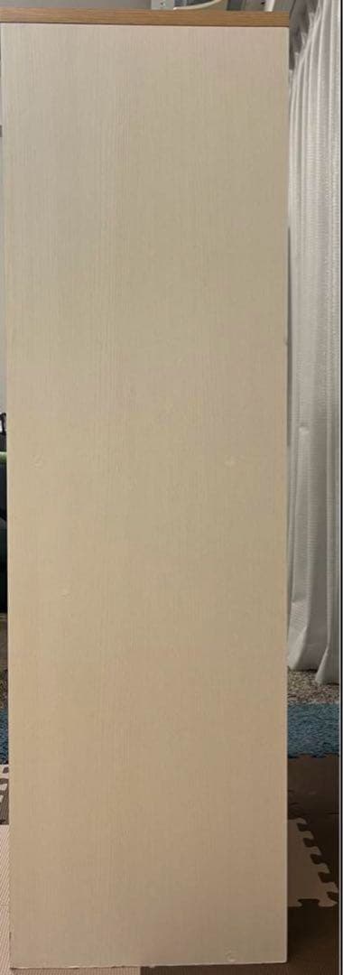 木製ラック ガラス扉付き 収納棚