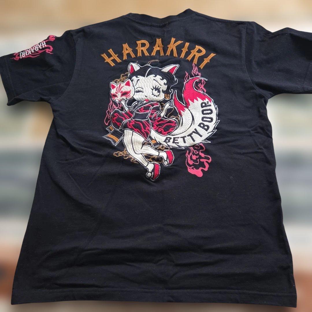 HARAKIRI ベティ・ブープ Tシャツ 黒