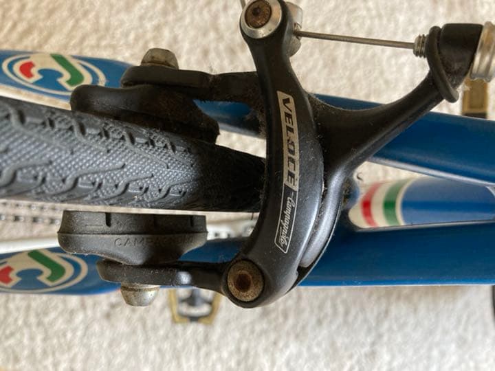 頑張りました。ここまでロードバイクcinelli xperience