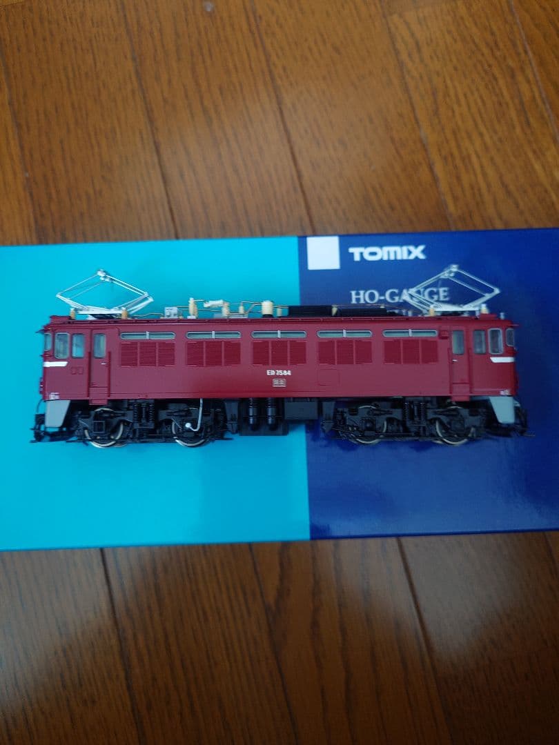TOMIX 国鉄ED75形電気機関車 HOゲージ ひさし付き HO-110