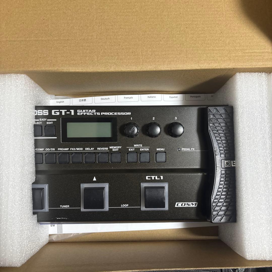 BOSS GT-1 マルチギターエフェクト 箱・取扱説明書付属
