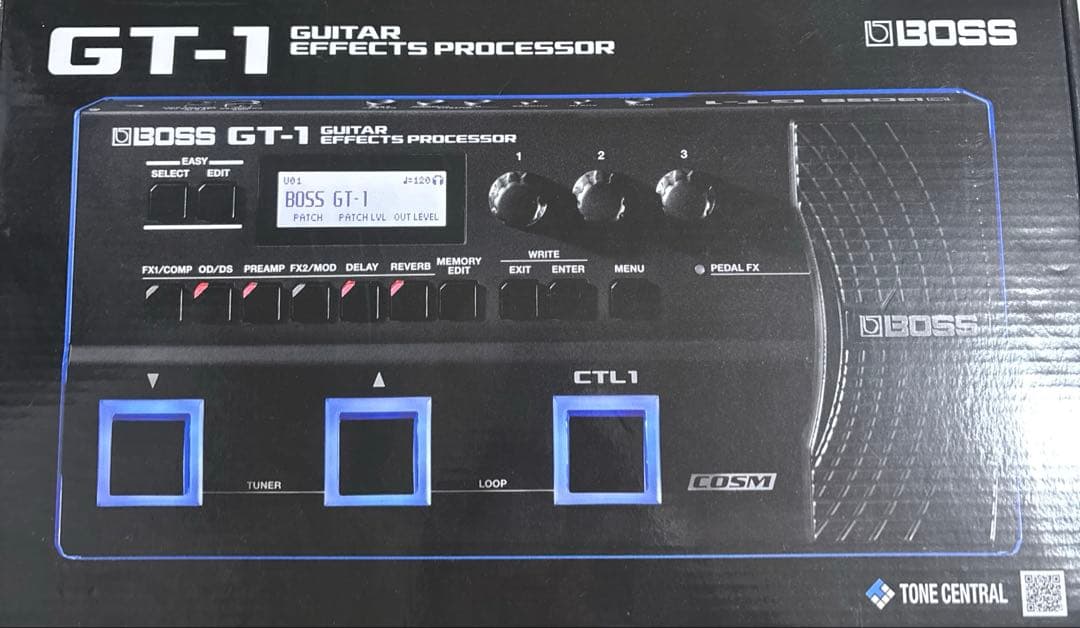 BOSS GT-1 マルチギターエフェクト 箱・取扱説明書付属