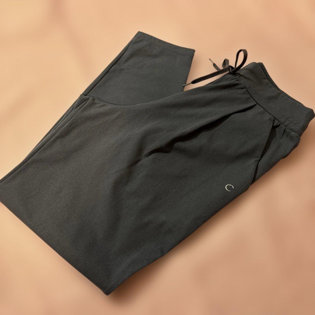 Chacott チャコット ドローストリングヨガパンツ アイアンブルー M