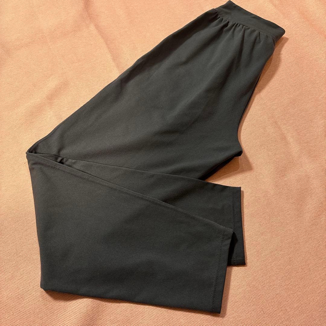 Chacott チャコット ドローストリングヨガパンツ アイアンブルー M