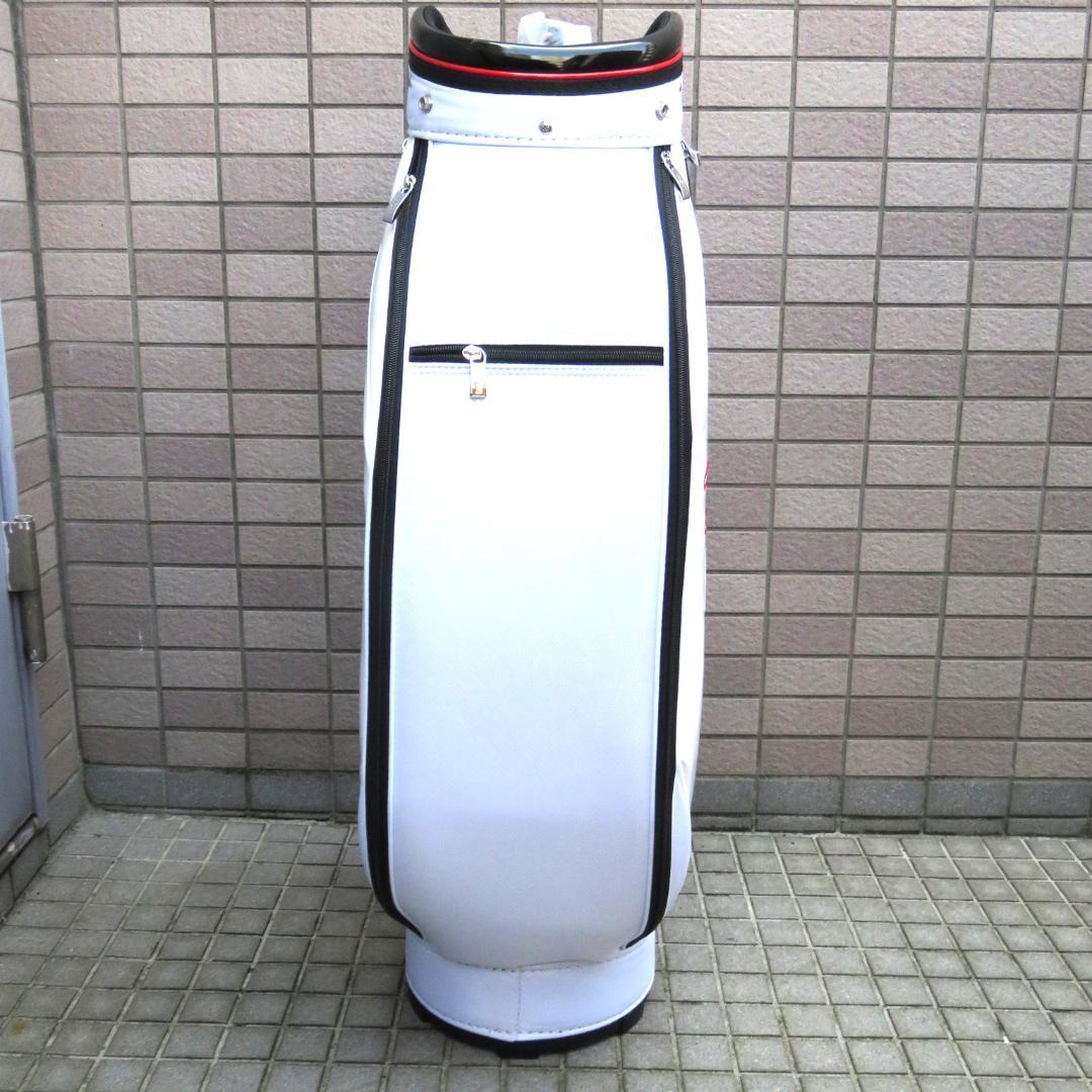 未使用　HONMA ホンマ 　キャディーバック　9型 ホワイト×レッド