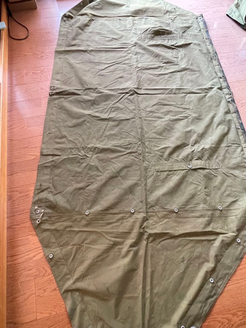 ベルギー軍幕　パップテント美品　ビンテージ　2枚セット　1956