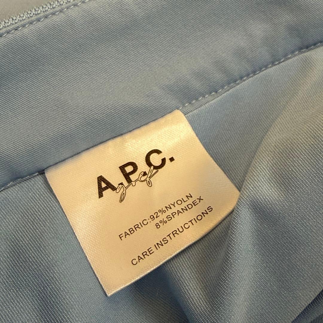 A.P.C. GOLF ライトブルースカート　刺繍ロゴ　Mサイズ