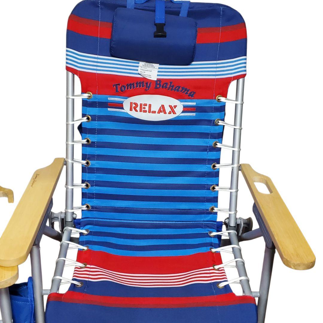 トミー バハマ RELAX ビーチチェア 2脚セット 軽量 アウトドア 折りたた