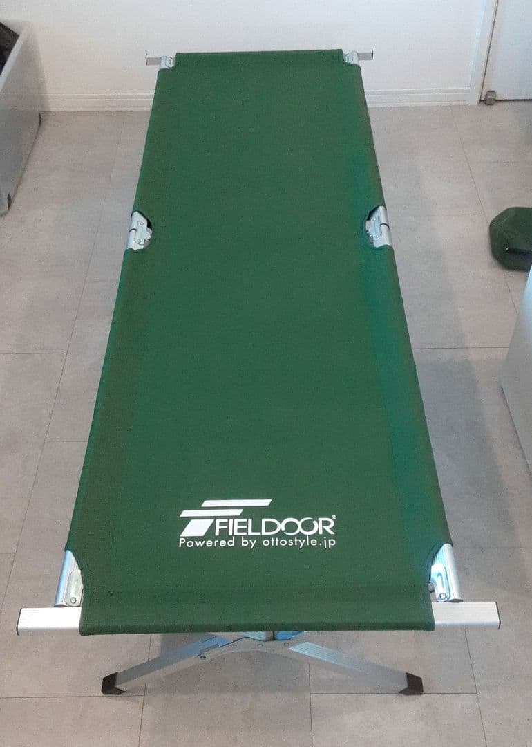 2台セット FIELDOOR アウトドアコット 折りたたみ ユーティリティベッド