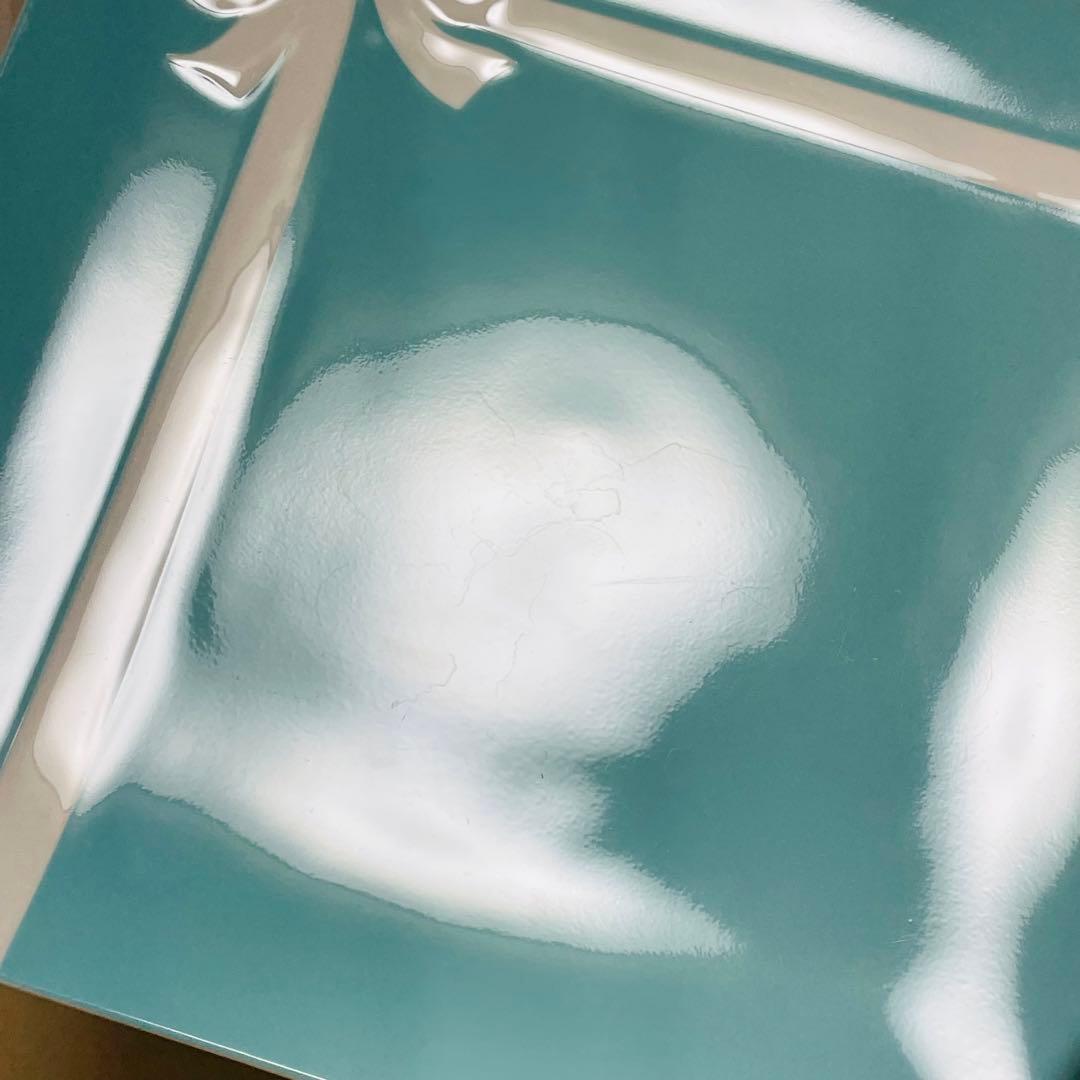 Tiffany ティファニー ブルーリボン スクエア プレート 皿 ペア ２枚