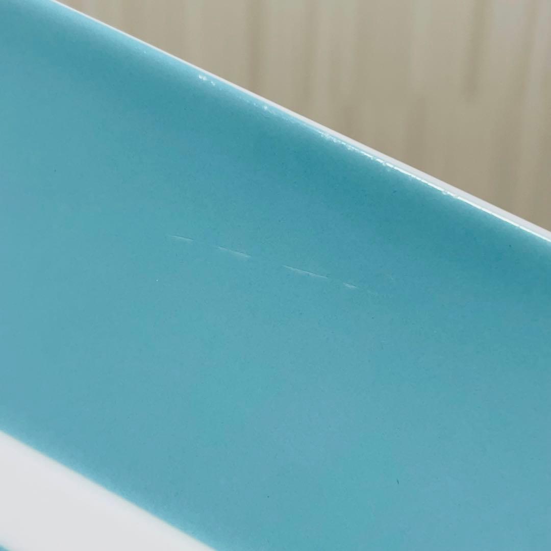 Tiffany ティファニー ブルーリボン スクエア プレート 皿 ペア ２枚