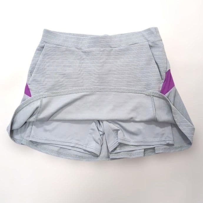 美品　new balance ゴルフウェアセット 紫×グレー　サイズ1