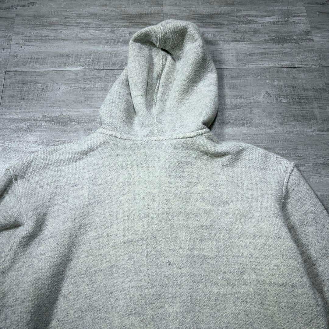 BEAMS GOLF ビームス ゴルフウェア ジップパーカー ロゴ グレー L