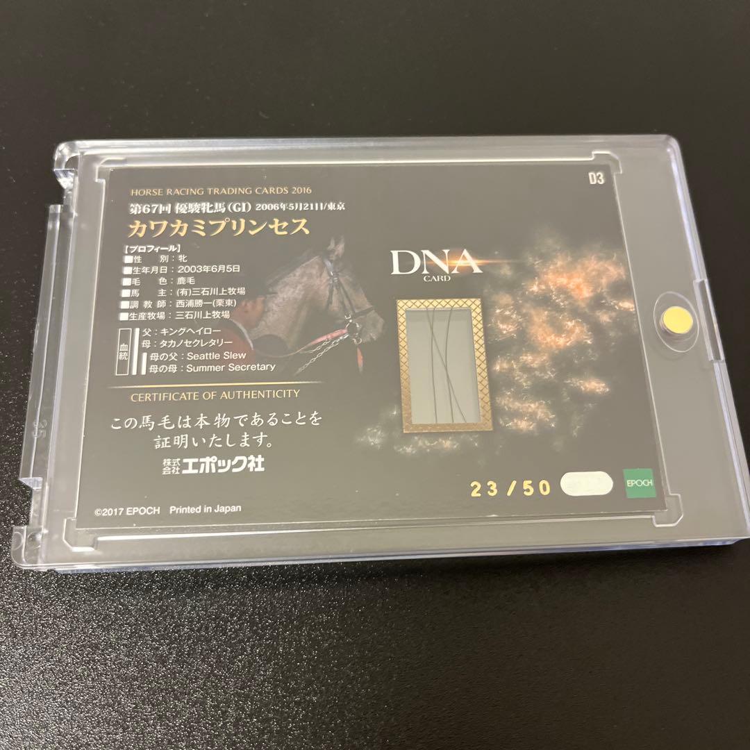 エポック　ホースレーシング　カワカミプリンセスDNAカード含3枚セット