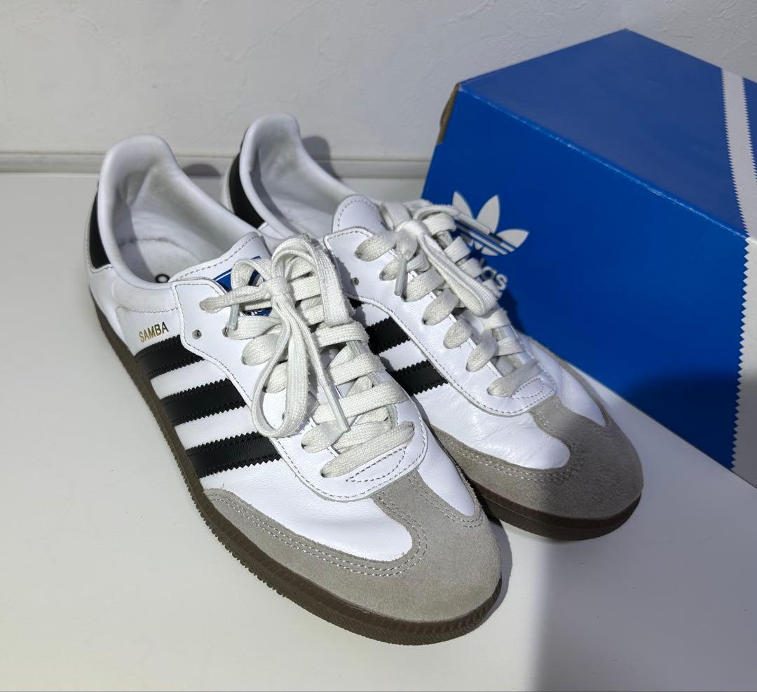 adidas Samba スニーカー ホワイト/ブラック/グレー