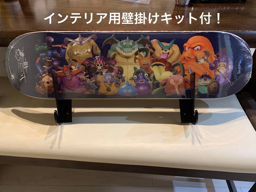 【壁掛け付】DQVIIR x SHIPS ドラクエ7 スケート デッキ