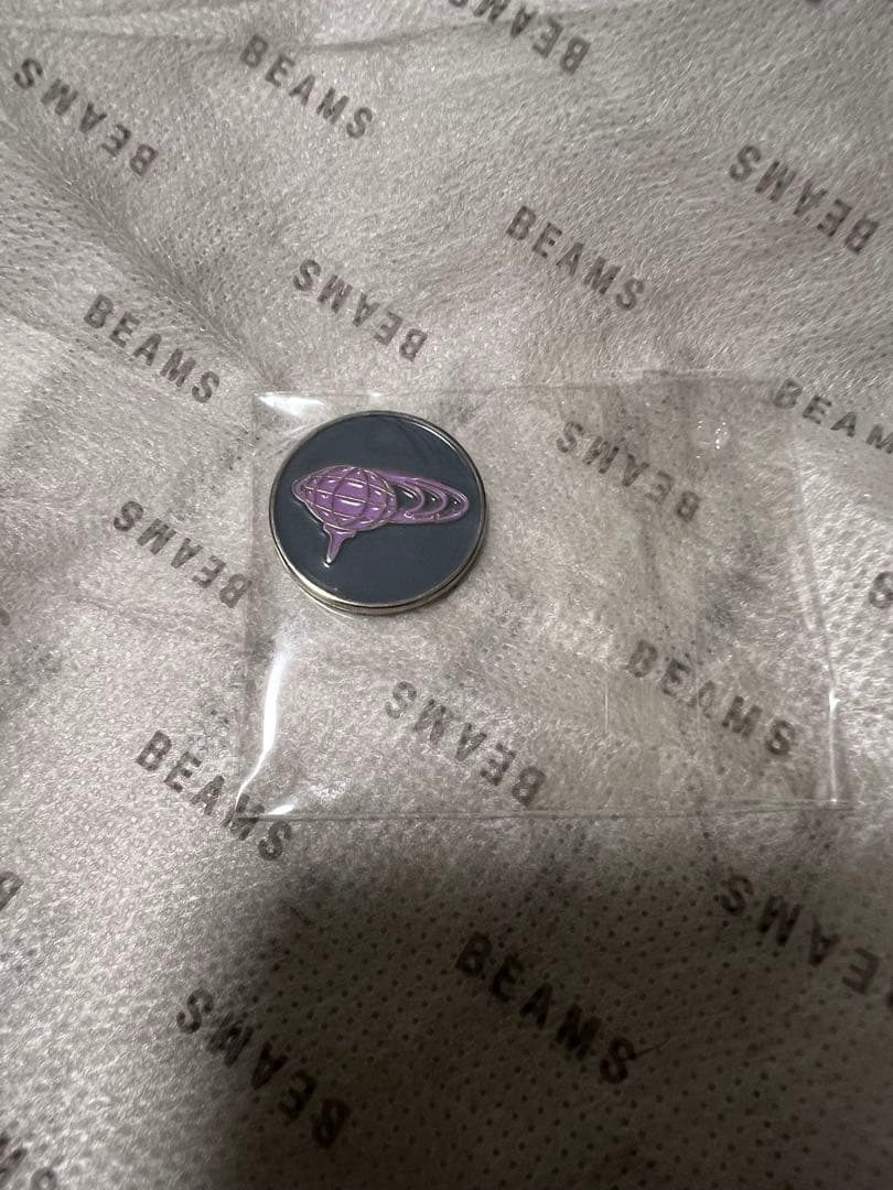 BEAMS GOLF ホワイトキャップとオレンジネックウォーマーセット