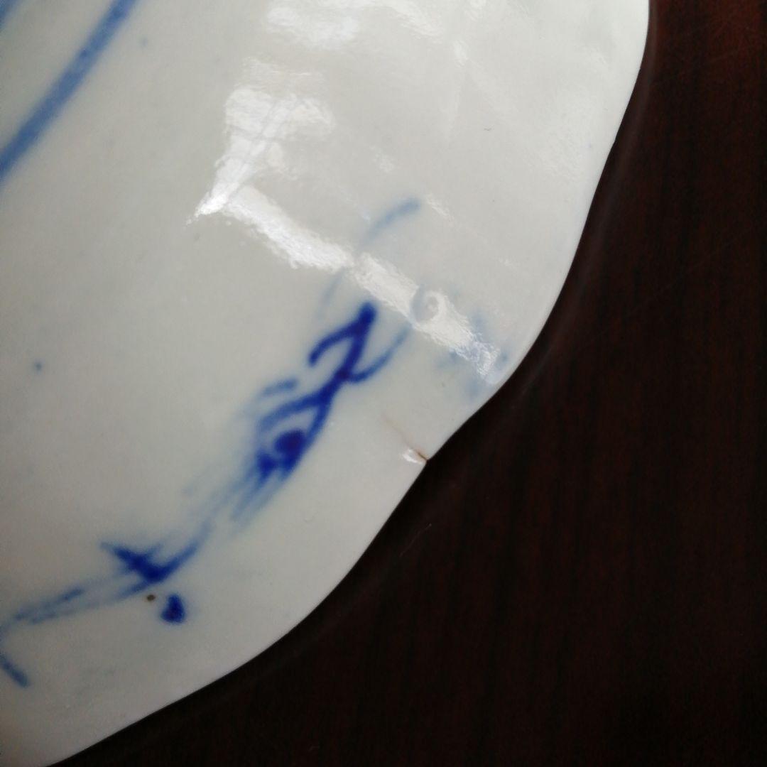 伊万里　染付膾皿　12客　15.5cm　大正期