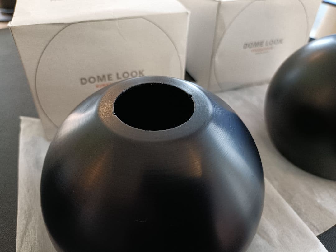 【美品】KURASHI MADE / DOME LOOK 2個セット (ブラック