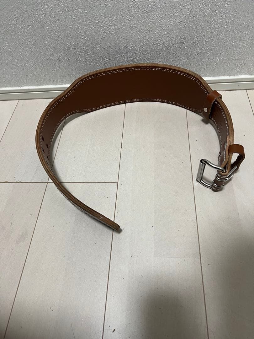 ゴールドジム　プロレザーベルト　Mサイズ