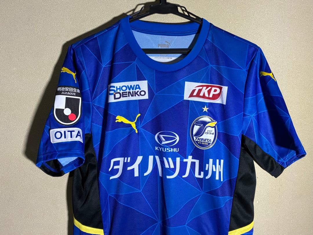 着用数回 大分リニータ PUMA製 21-22レプリカユニフォームM #24