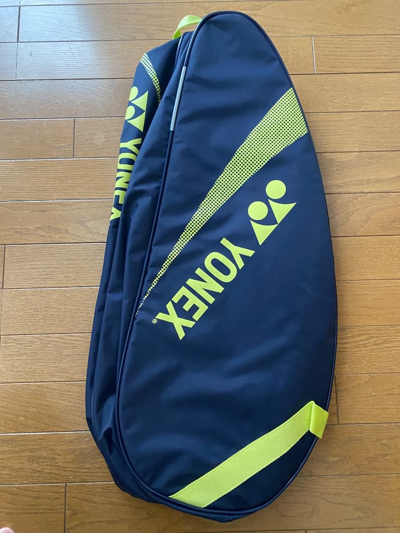 [未使用] YONEX バドミントンバッグ ネイビー/黄