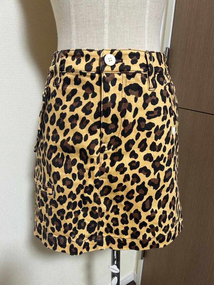 PEARLY GATES パーリーゲイツ　レオパードスカート　サイズ０　美品