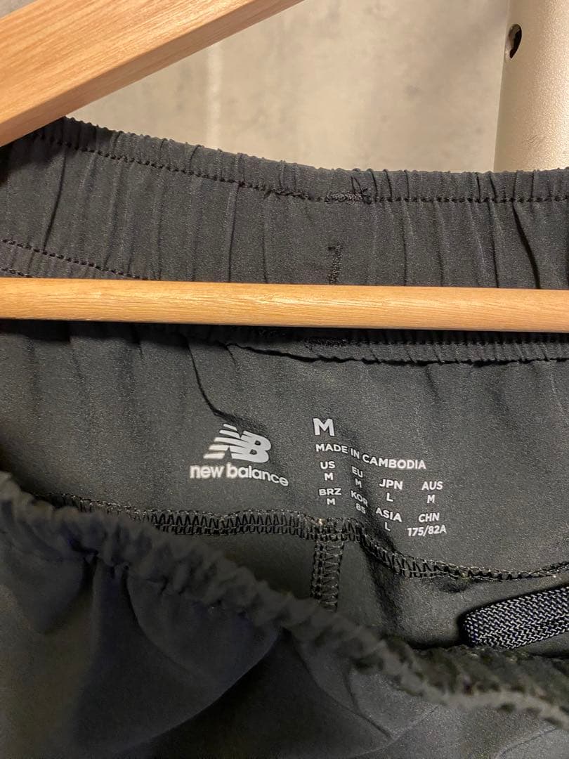 New Balance 黒 ジョガーパンツ　トレーニングパンツ 送料込