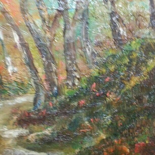 油絵❗(*^^*)