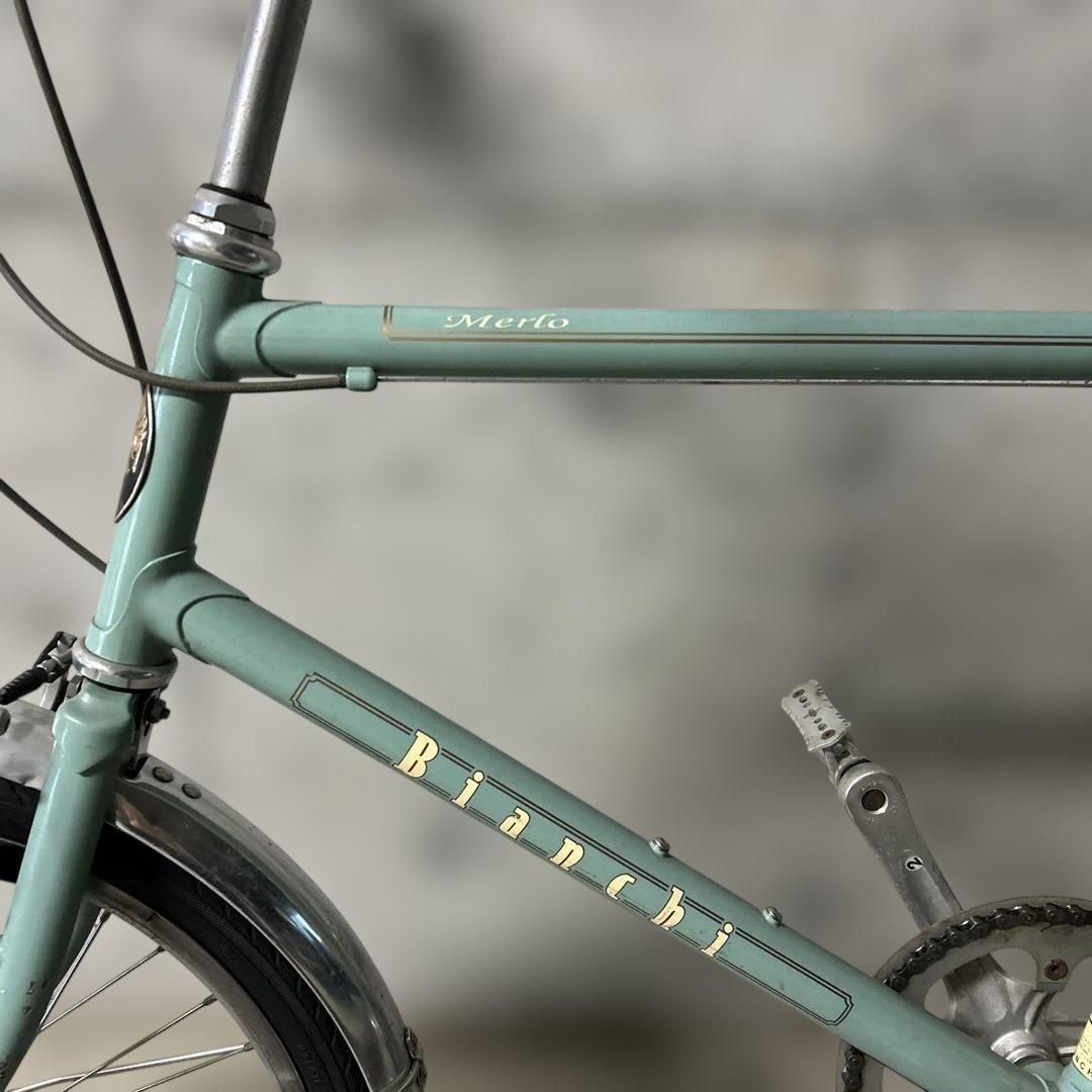 Bianchi Merlo ミントグリーン 小径車　ミニベロ
