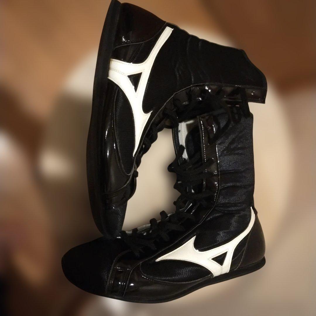 【希少】Mizuno ボクシングシューズ フィニッシャー黒/白