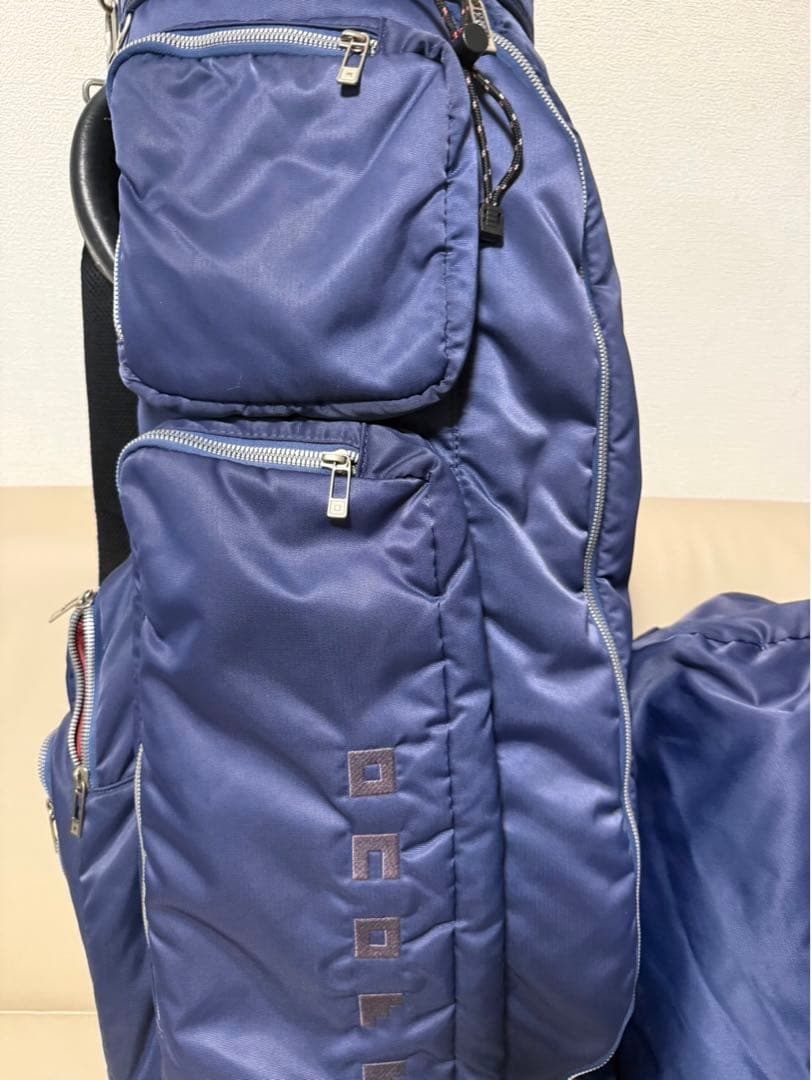 【送料込み】大人気　完売品　ONOFFオノフ　キャディバッグ ブルー