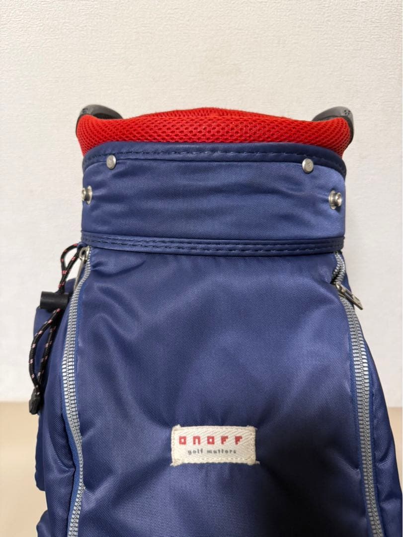 【送料込み】大人気　完売品　ONOFFオノフ　キャディバッグ ブルー