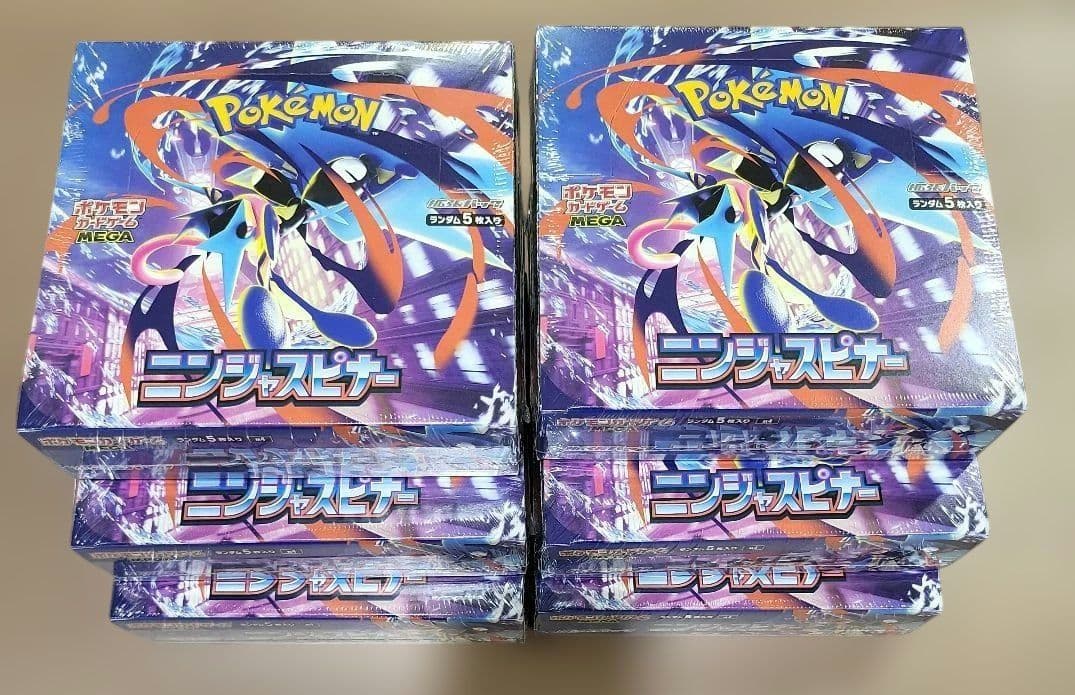 ポケモンカードゲーム MEGA ニンジャスピナー 6BOX 新品未開封