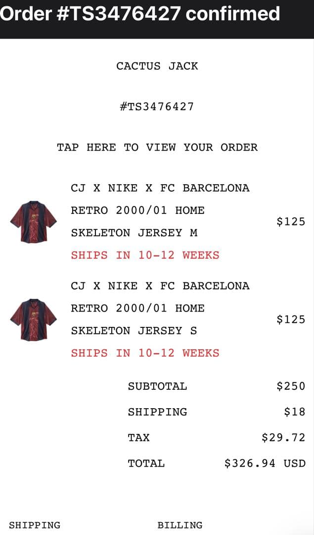 最終出品 正規品 トラビススコット NIKE FC バルセロナ ナイキ