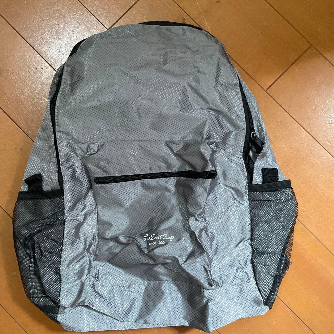小田和正さん　FAR EAST CAFE ポケッタブルリュック　グレー完売品