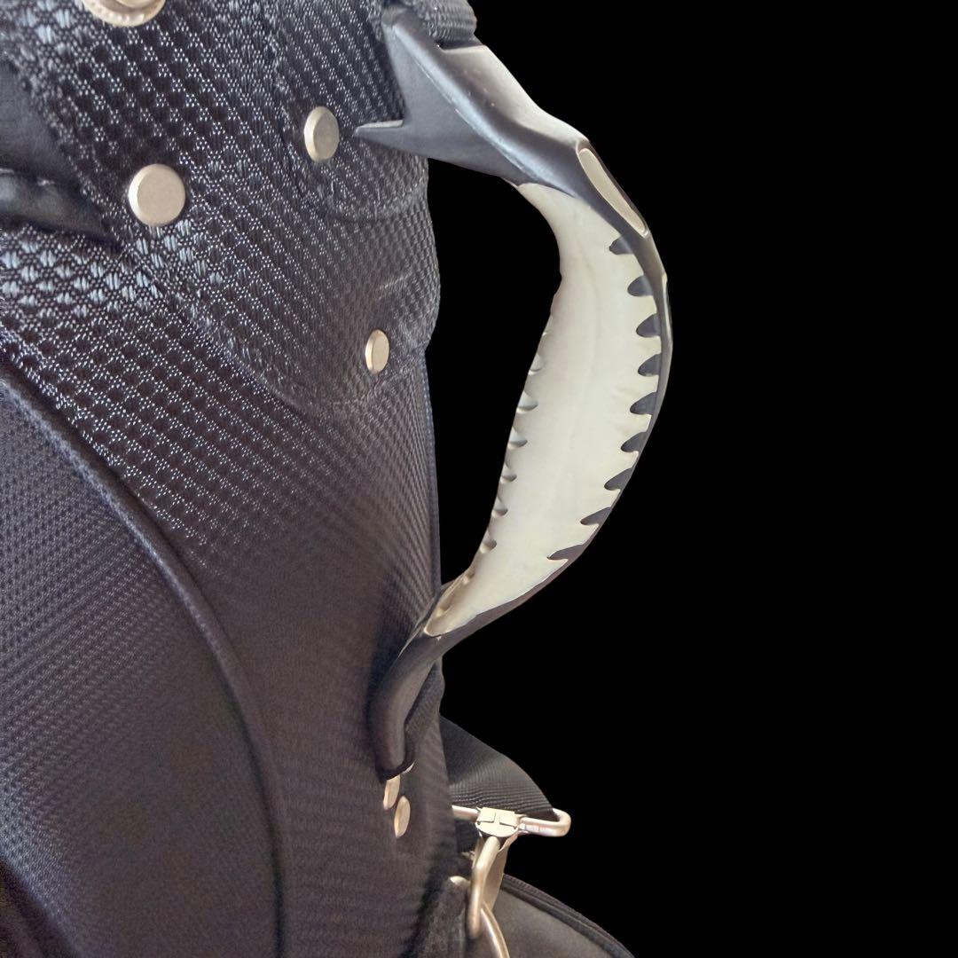 【美品】adidas アディダス　ゴルフキャディバッグ　ブラック