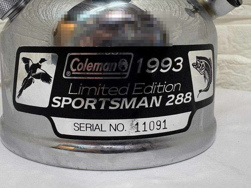 コールマン 1993 リミテッドエディション スポーツマン 288A 92年4月