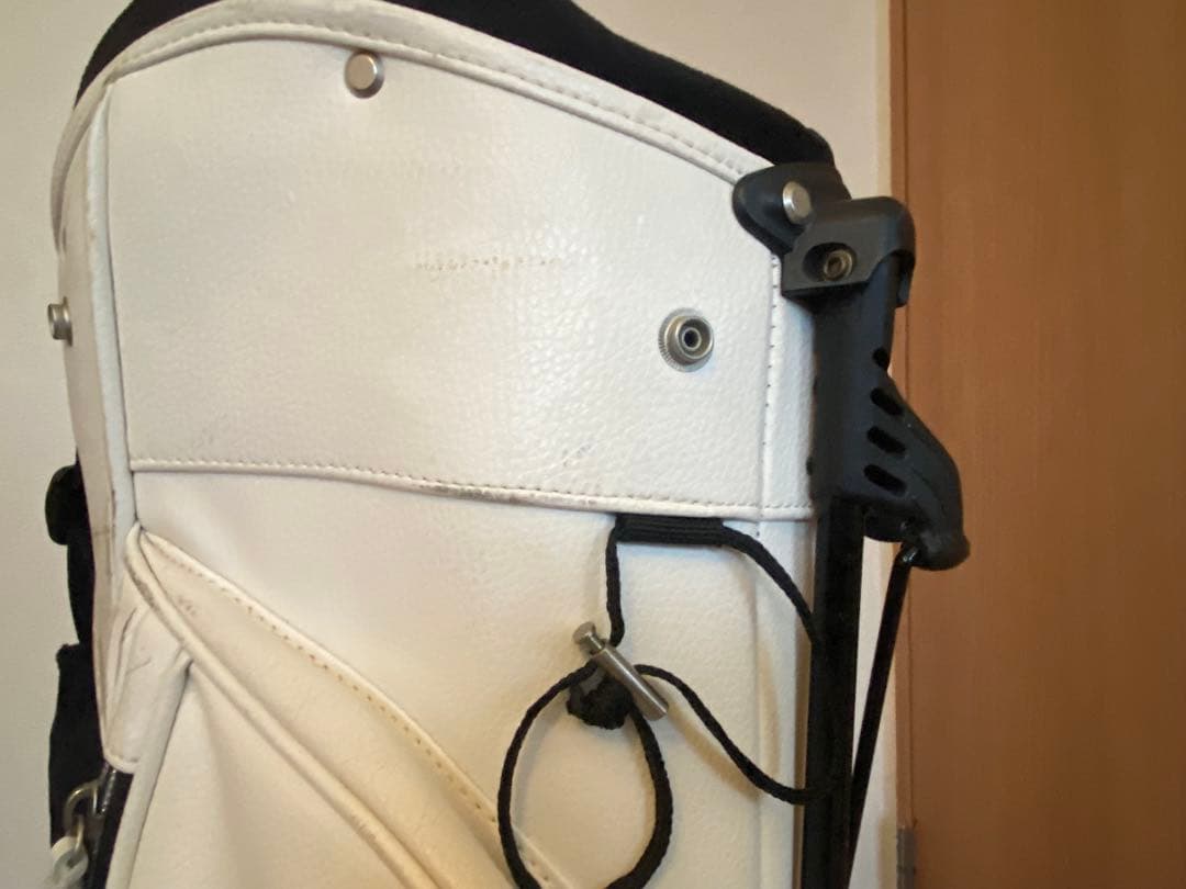 iliac golf キャディバッグ ホワイト イリアック ゴルフ ワンオーナー