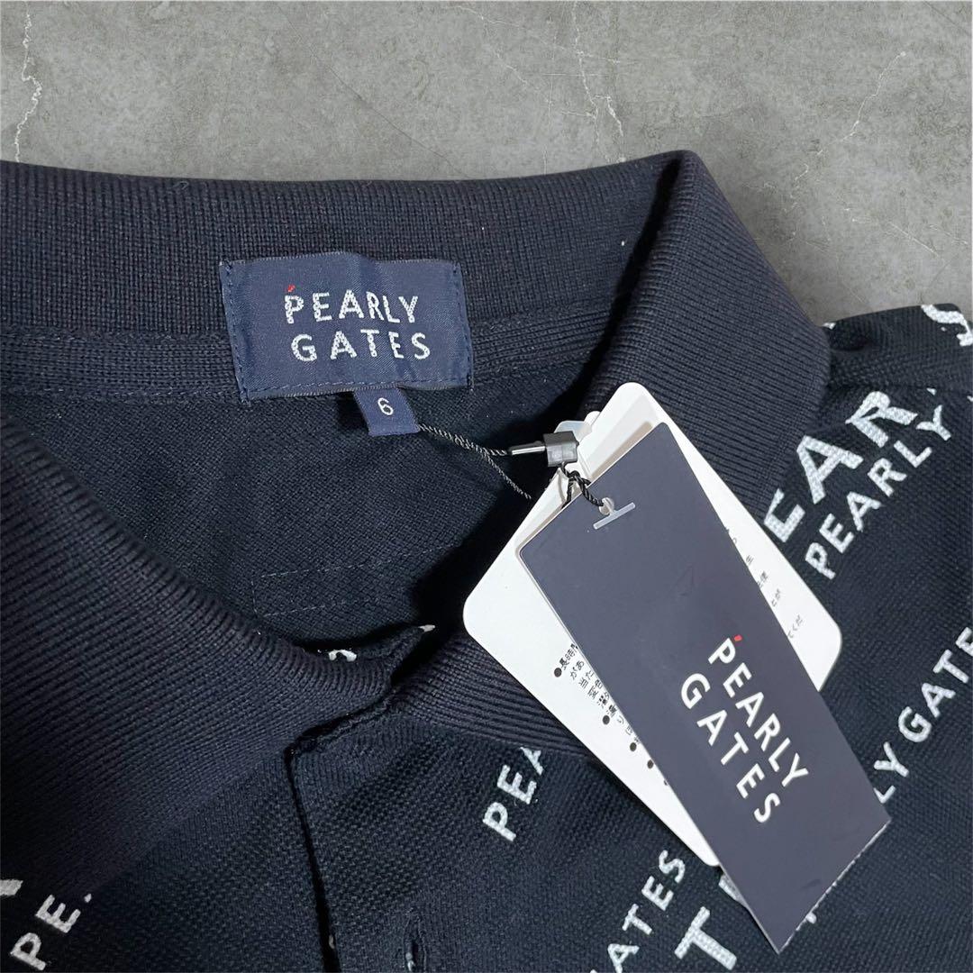 PEARY GATES ポロシャツ XL ブラック　ロゴ入り 　ブラック　新品