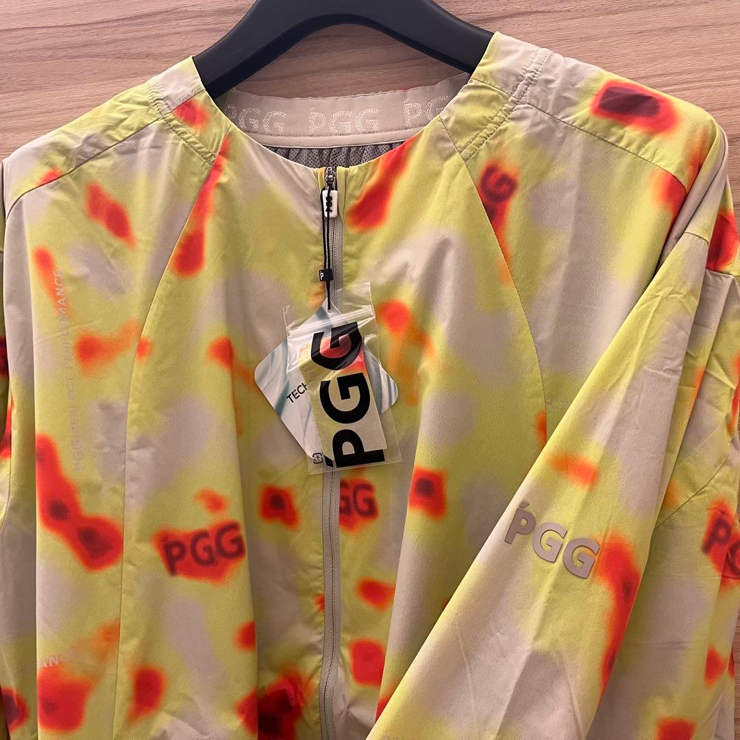 新品★82,500円 PGG パーリーゲイツ 春夏ゴルフセットアップ 黄緑1