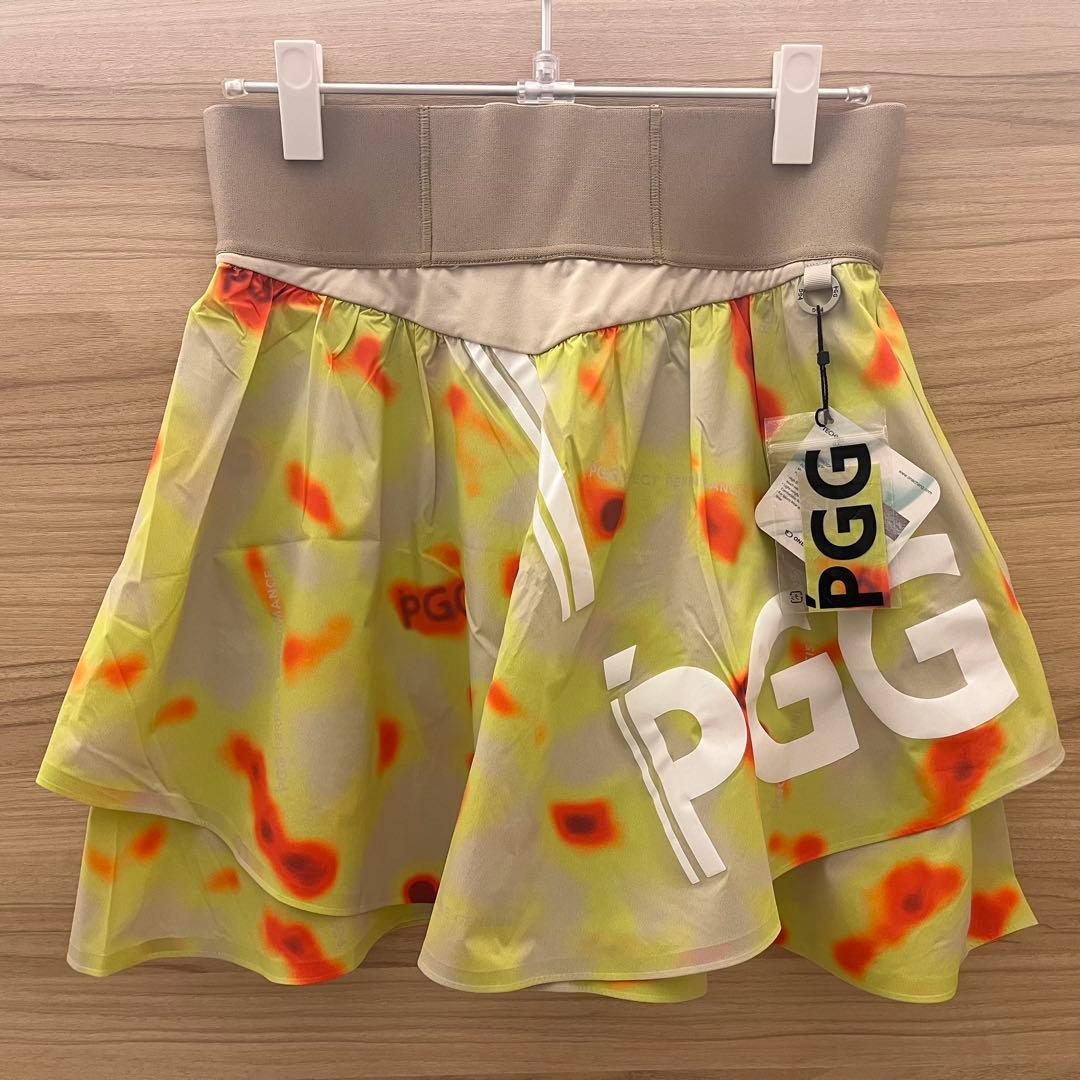 新品★82,500円 PGG パーリーゲイツ 春夏ゴルフセットアップ 黄緑1